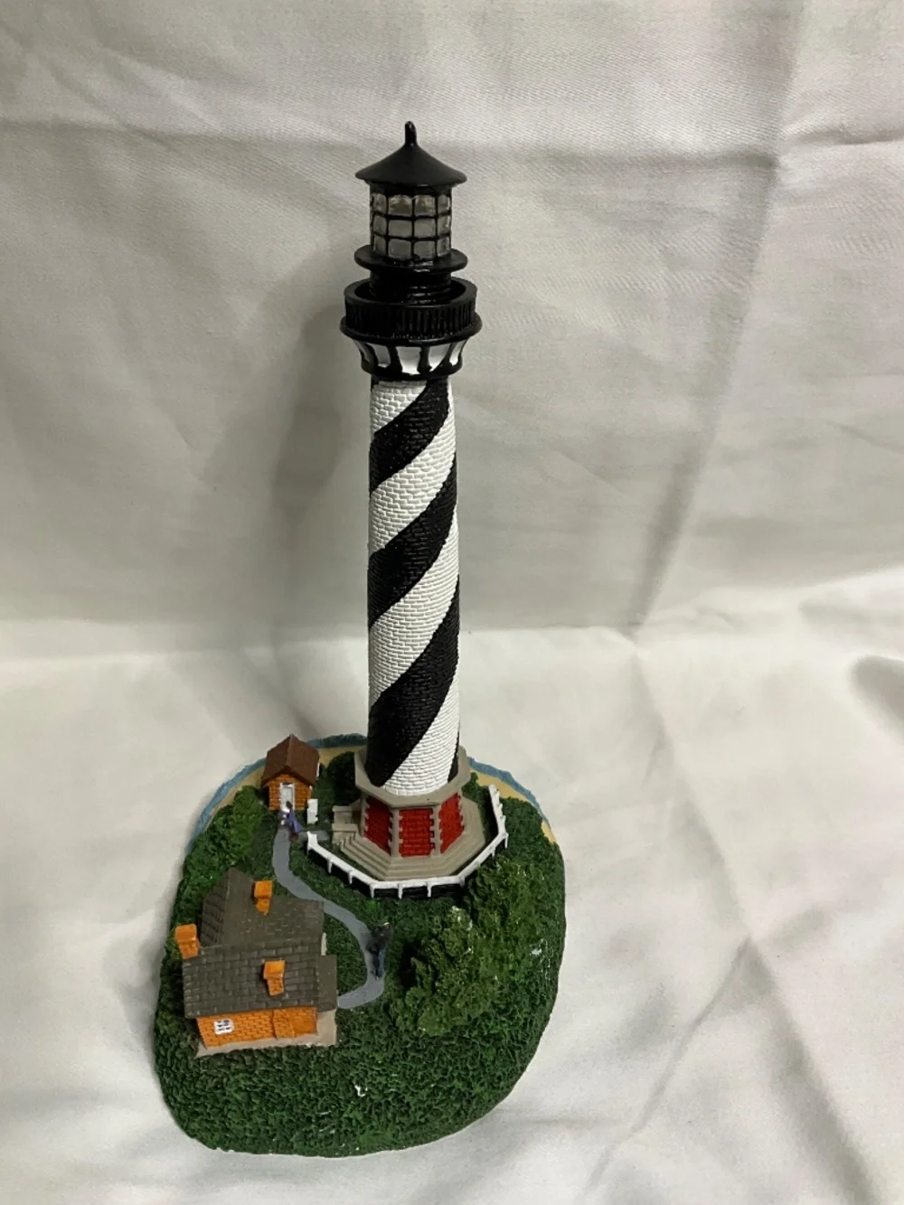 Vintage Lefton Historic American Lighthouse Figurine - Cape Hatteras, NC (1870)